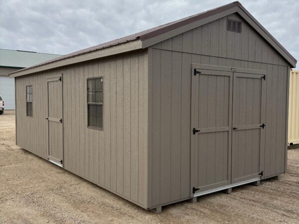 12'x24' Economy Ranch Gable Wood Shed