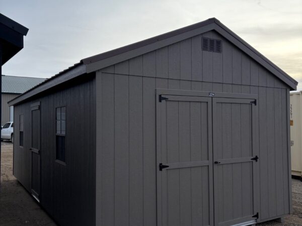 12'x24' Economy Ranch Gable Wood Shed