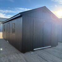 12'x24' Economy Ranch Gable Wood Shed