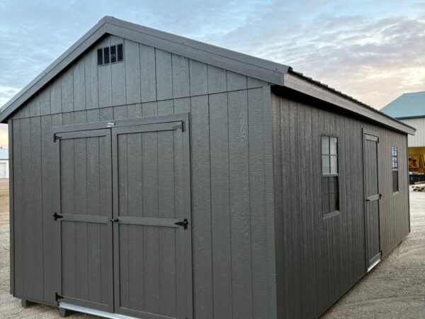 12'x24' Economy Ranch Gable Wood Shed