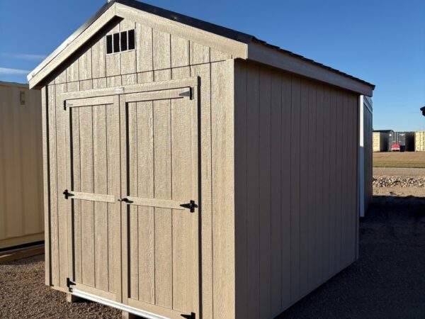 8'x10' Economy Ranch Gable Wood Shed