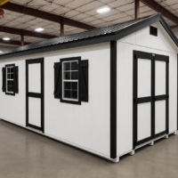 10'x20' Ranch Gable Wood Panel Shed