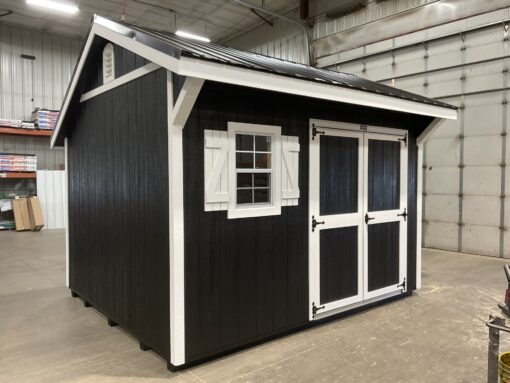 69973 10'x12' Quaker Gable Wood Panel Shed