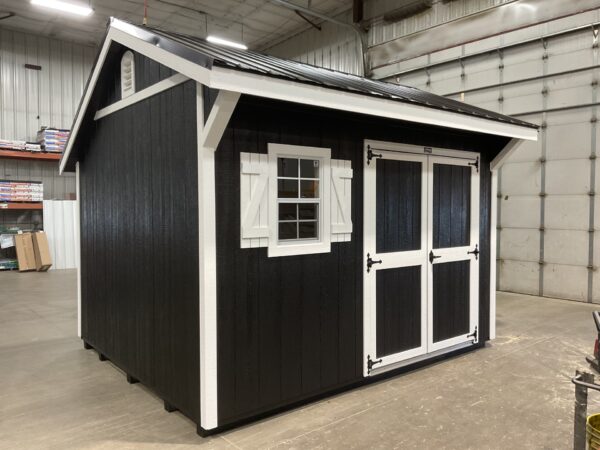 10'x12' Quaker Gable Wood Panel Shed