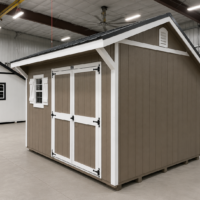 10'x12' Quaker Gable Wood Panel Shed