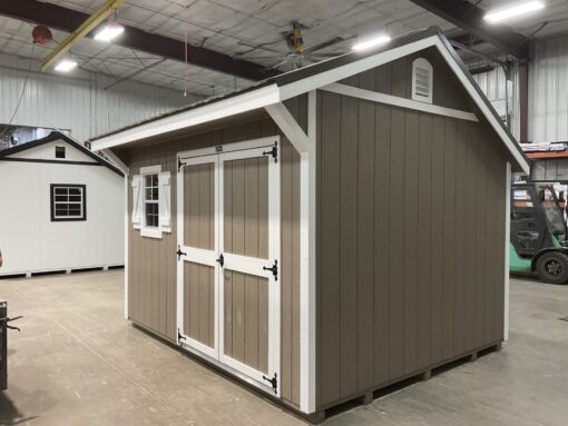 69983 10'x12' Quaker Gable Wood Panel Shed