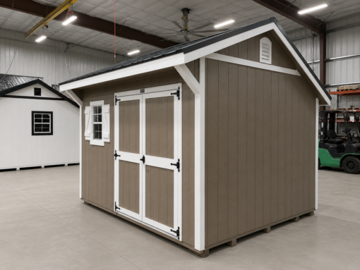 10'x12' Quaker Gable Wood Panel Shed