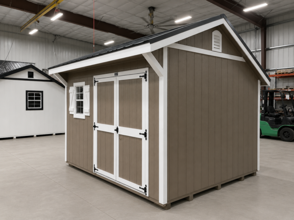 10'x12' Quaker Gable Wood Panel Shed