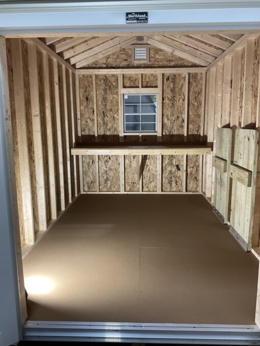 8'x12' Ranch Gable Vinyl Shed