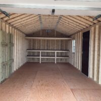 12'x28' Ranch Gable Wood Panel Garage