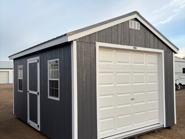 700 12'x16' Economy Ranch Wood Panel Garage