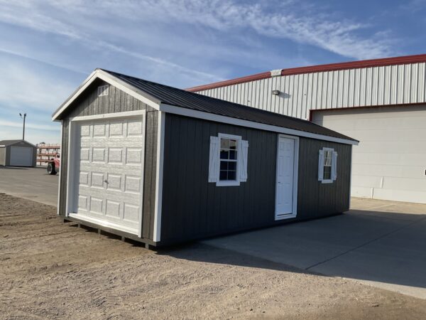 700000 12'x28' Ranch Gable Wood Panel Garage