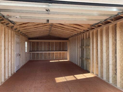 12'x28' Ranch Gable Wood Panel Garage