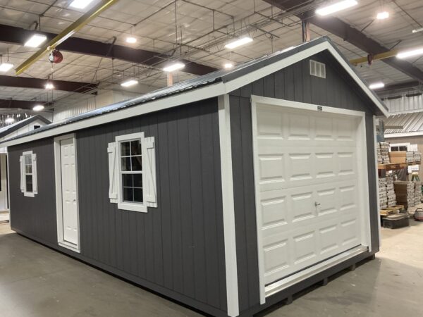 70005 12'x28' Ranch Gable Wood Panel Garage