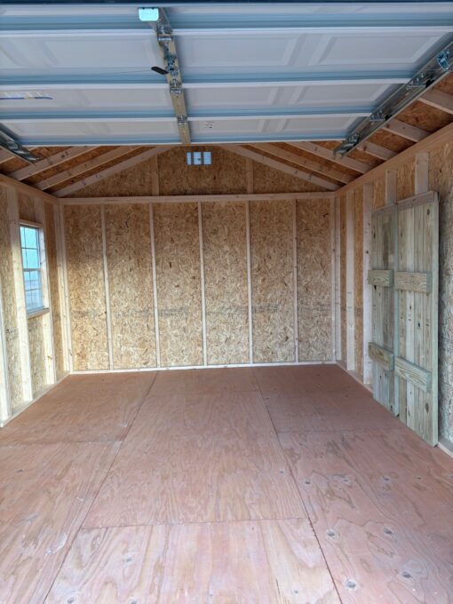 70030-1 12'x16' Economy Ranch Wood Panel Garage