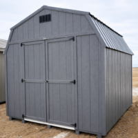 10'x12' Economy High Barn Wood Shed