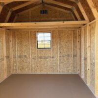 10'x12' Economy High Barn Wood Shed