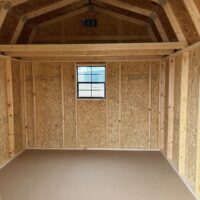 10'x12' Economy High Barn Wood Shed