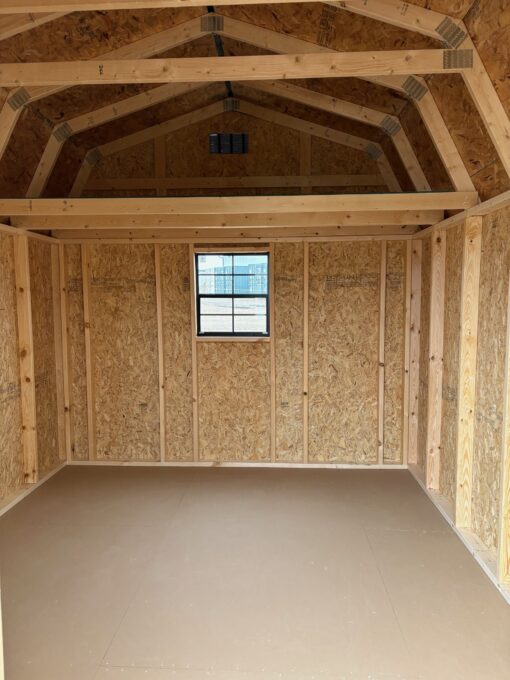 10'x12' Economy High Barn Wood Shed