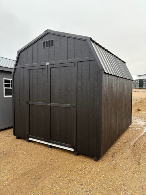 10'x12' Economy High Barn Wood Shed