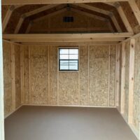 70042-1 10'x12' Economy High Barn Wood Shed