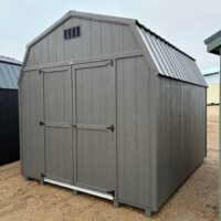 70042 10'x12' Economy High Barn Wood Shed