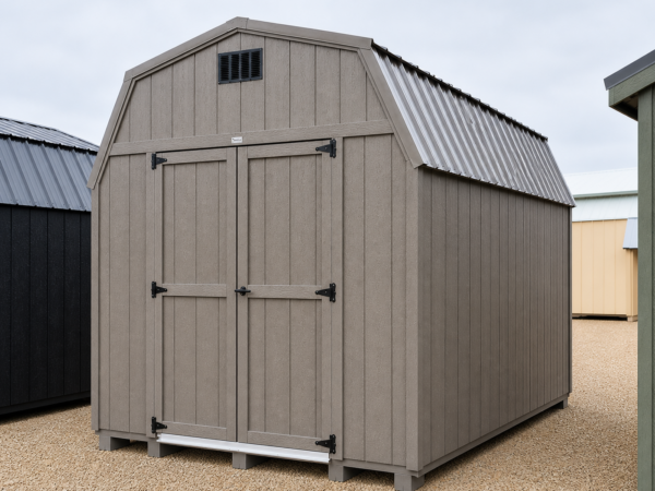 10'x12' Economy High Barn Wood Shed