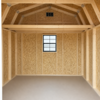 10'x12' Economy High Barn Wood Shed