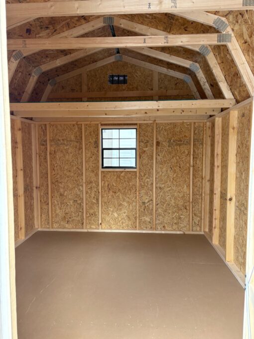 10'x12' High Barn Wood Panel Shed