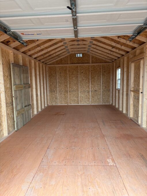 12'x24' Economy Ranch Wood Panel Garage