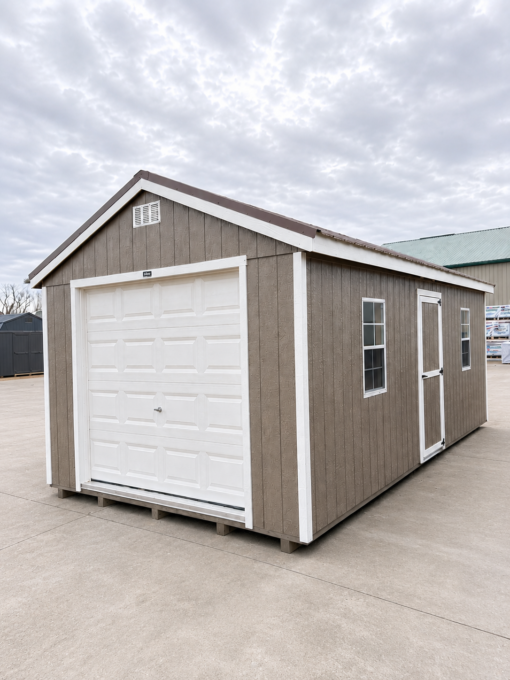 12'x24' Economy Ranch Wood Panel Garage-USED