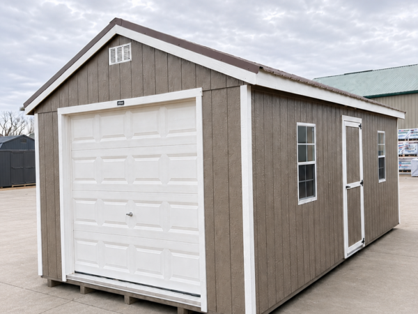 12'x24' Economy Ranch Wood Panel Garage-USED