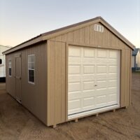 12'x20' Economy Ranch Wood Panel Garage