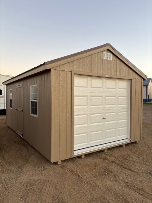 12'x20' Economy Ranch Wood Panel Garage