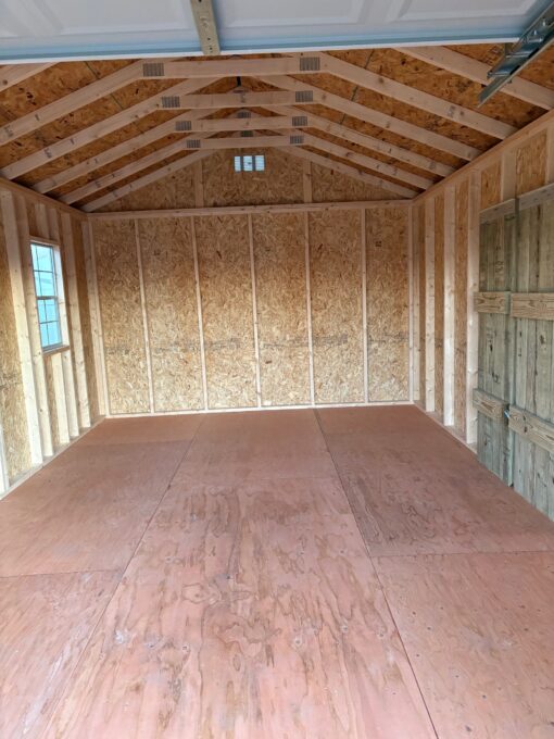 12'x20' Economy Ranch Wood Panel Garage