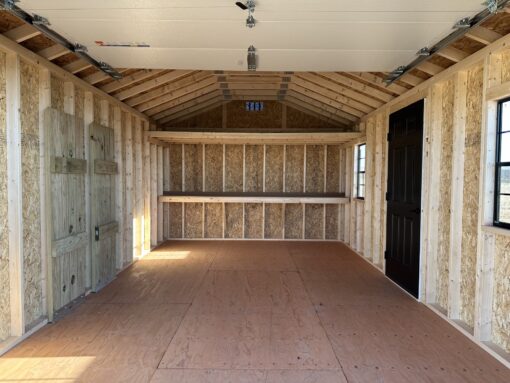 12'x20' Ranch Gable Wood Panel Garage
