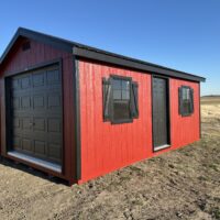 12'x20' Ranch Gable Wood Panel Garage