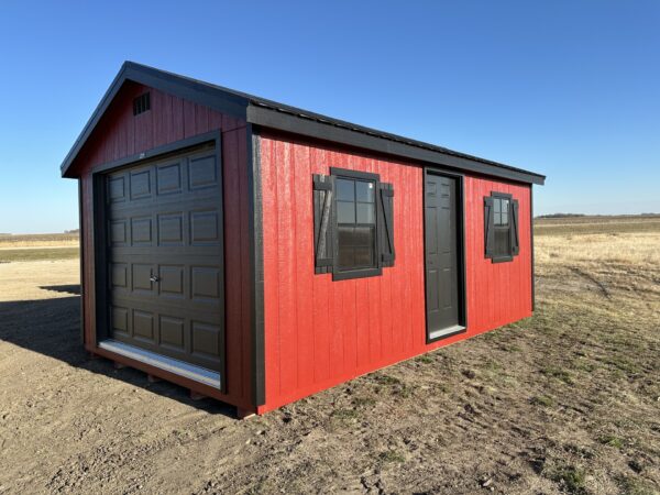 12'x20' Ranch Gable Wood Panel Garage