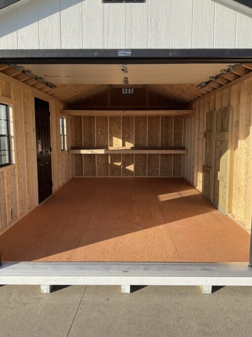 70076-2 12'x20' Ranch Gable Wood Panel Garage