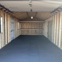 70097-1 12'x24' Ranch Gable Metal Garage