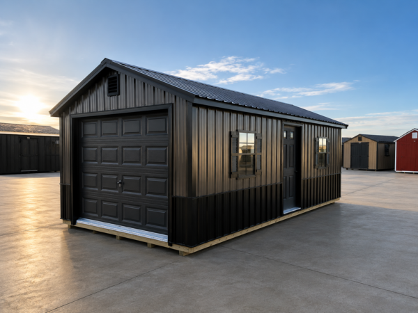 12'x24' Ranch Gable Metal Garage