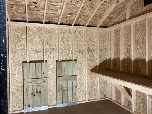 10'x12' Ranch Gable Wood Panel Shed