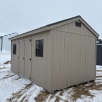 10'x16' Economy Ranch Gable Wood Shed