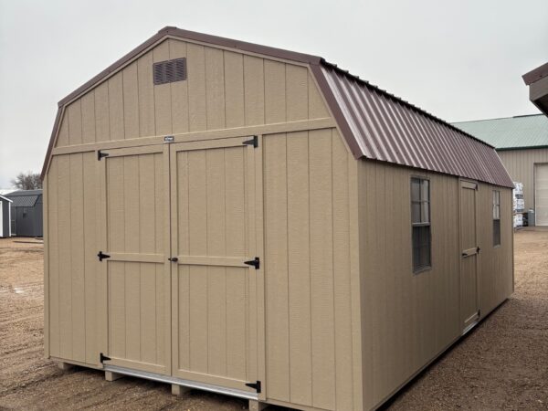 12'x24' Economy High Barn Wood Shed