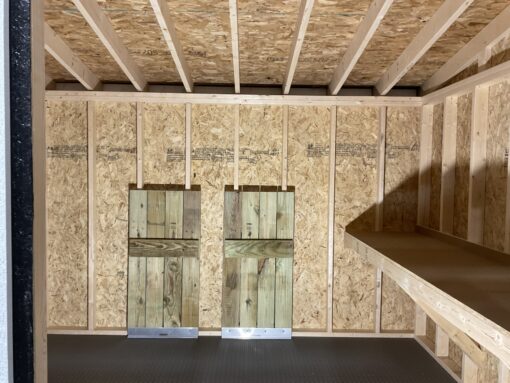 10'x12' Studio Wood Panel Shed