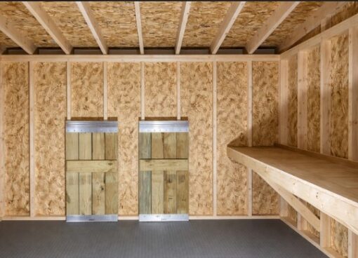 10'x12' Studio Wood Panel Shed