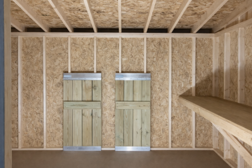 10'x12' Studio Wood Panel Shed