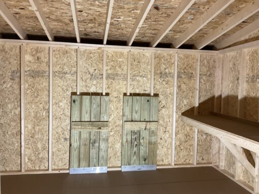 10'x12' Studio Wood Panel Shed