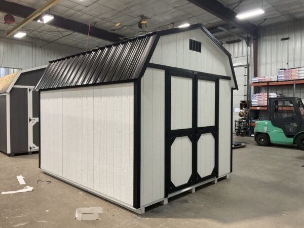 10'x12' High Barn Wood Panel Shed