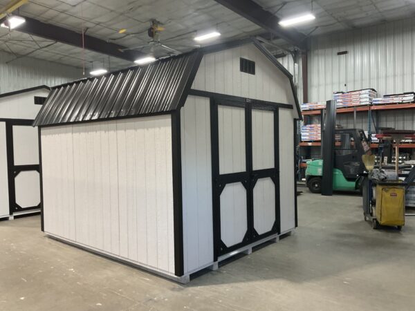 10'x12' High Barn Wood Panel Shed